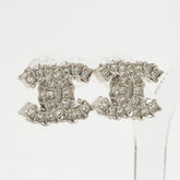 ITEM 3 - Chanel Medium CC Crystal Earrings (Costume Jewellery)
